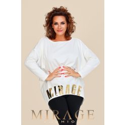 Mirage Barbados vastag puntó pulóver, krém Mirage Barbados vastag puntó pulóver, krém