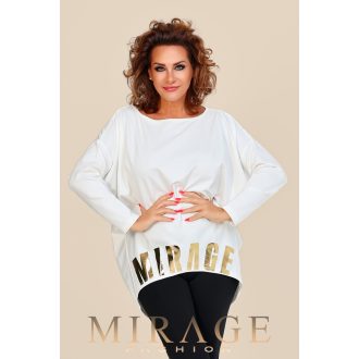 Mirage Barbados vastag puntó pulóver, krém