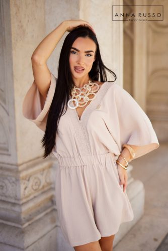 Anna Russo Positano shortos overál, fekete