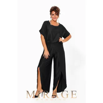 Mirage Diadóra silky szatén felső, fekete