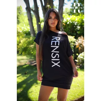 Rensix Only feliratos tunika, fekete