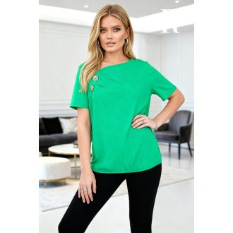 Rensix Lola Díszgombos gumis derekú felső, zöld