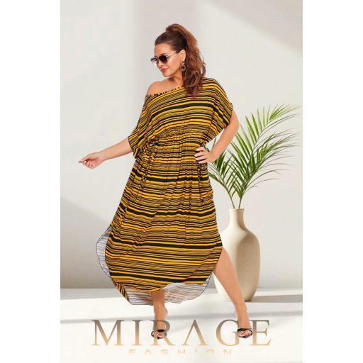 Mirage Dublin pamut maxiruha, fekete-sárga csíkos