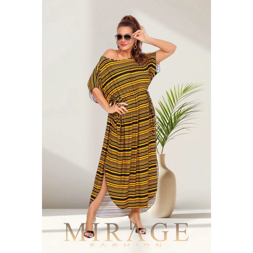 Mirage Dublin pamut maxiruha, fekete-sárga csíkos