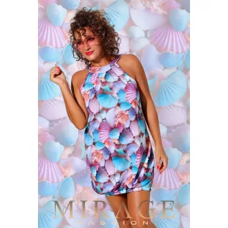 Mirage Minasztirisz hátul megkötős ruha, kagyló mintás