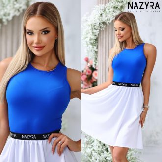 Nazyra Olivia poliamid body, királykék