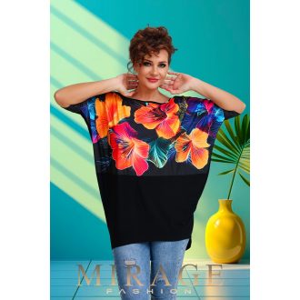 Mirage Chelsea bő tunika, virágos