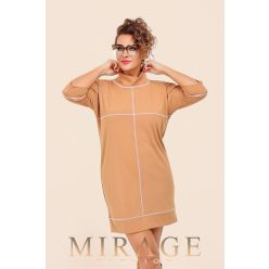 Mirage Szaby díszvarrásos SSB ruha, mogyoró