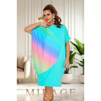 Mirage Elgin betétes bő tunika, mintás
