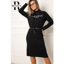 Rensix Jamie kötős ruha, fekete Rensix Jamie kötős ruha, fekete