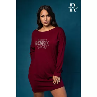 Rensix Only tunika, burgundi
