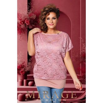 Mirage Ulena csipkés felső, púder
