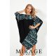 Mirage Belly szabott bő tunika, mintás