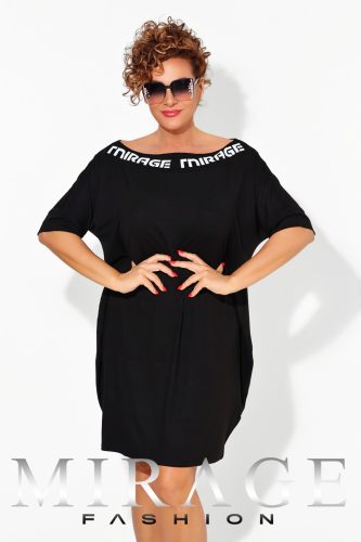 Mirage Depo bő tunika, fekete