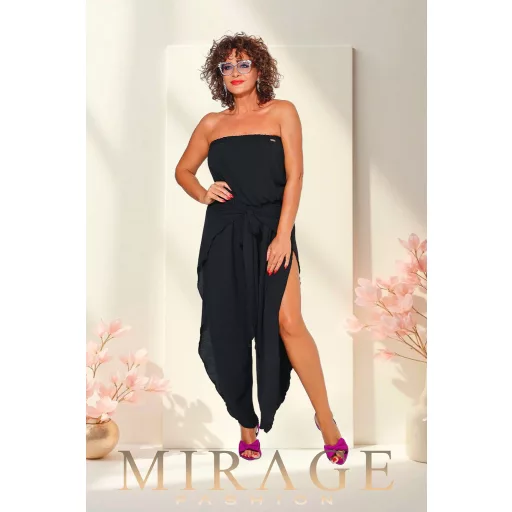 Mirage Bonbon megkötős overál, fekete