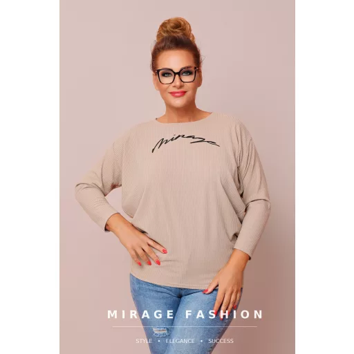 Mirage Oberion bordázott tunika, bézs