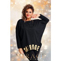 Mirage Sevilla vastag arany nyomott tunika, fekete