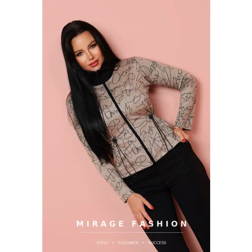 Mirage Jack Jacquard puntó kardigán, mintás