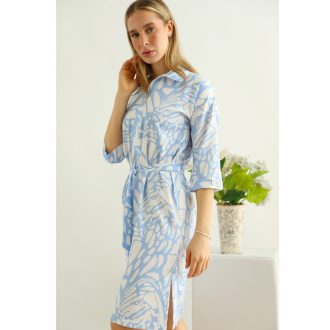 Warp Zone Desire alkalmi ruha, fehér mintás