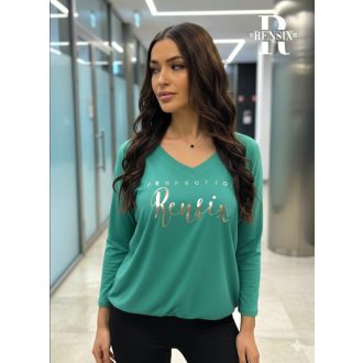 Rensix Perfection gumis aljú felső, zöld