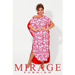 Mirage Levita mell alatt húzott maxiruha, mintás
