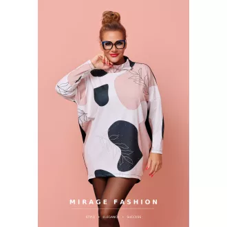 Mirage Orsova álló nyakú bő tunika, mintás