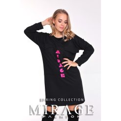 Mirage Italy zsebes futter pulcsiruha, fekete