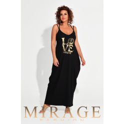 Mirage Mekka keresztpántos maxiruha, fekete
