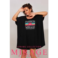 Mirage Panko bő tunika, fekete