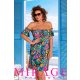 Mirage Szulejmán gumis ruha, virágos