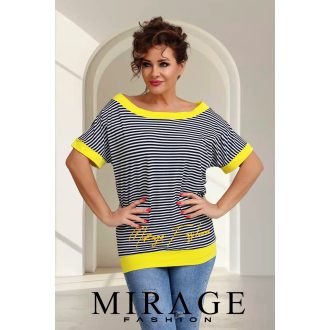 Mirage Secret nyomott felső, csíkos