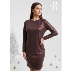 Rensix Shine csillogós alkalmi ruha, bronz