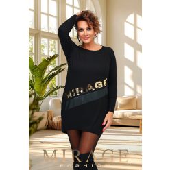 Mirage Rendy bőrbetétes tunika, fekete