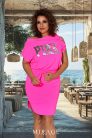 Mirage Avery poliamid öves ruha, UV pink