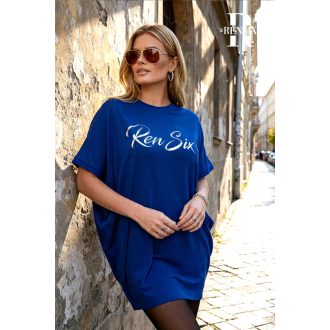 Rensix Dahlin bő tunika, királykék