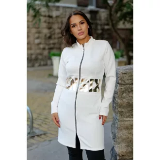 Rensix Irina zippes kardigán, krém