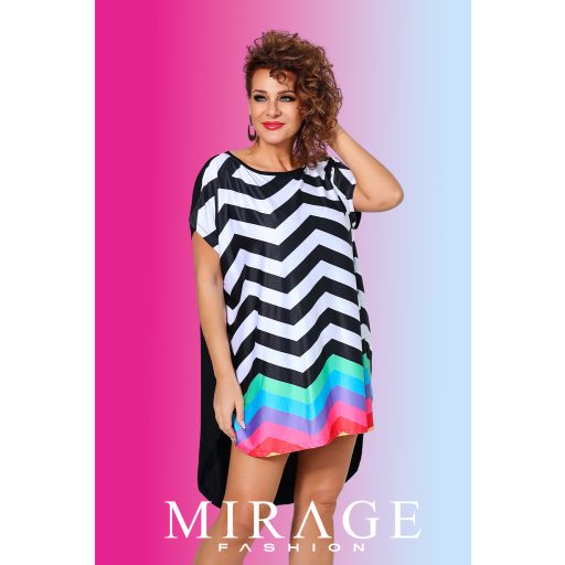 Mirage Como bő tunika, csíkos