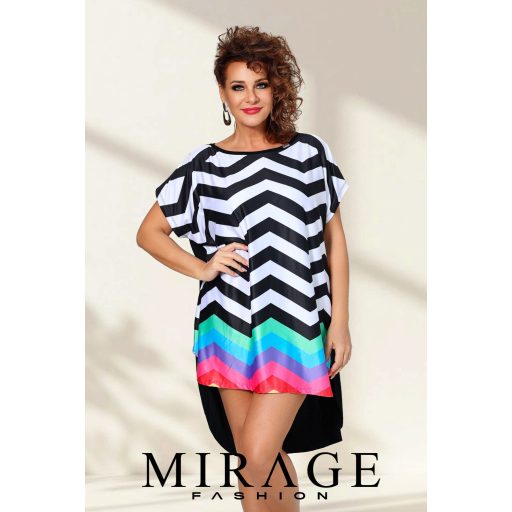 Mirage Como bő tunika, csíkos