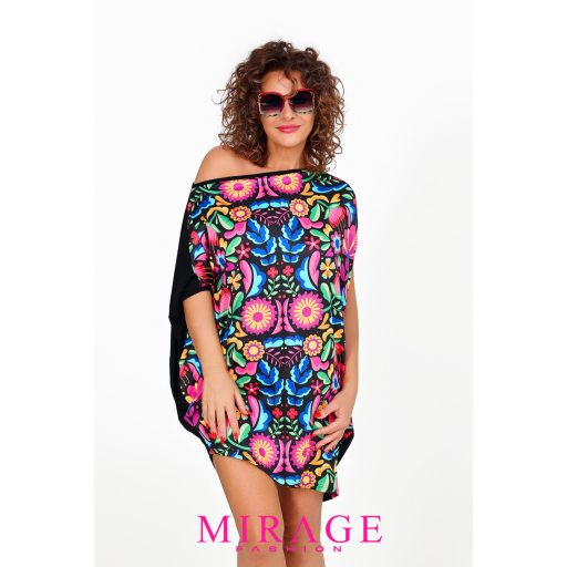 Mirage Khiara bő tunika, virágos