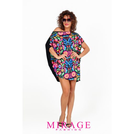 Mirage Khiara bő tunika, virágos