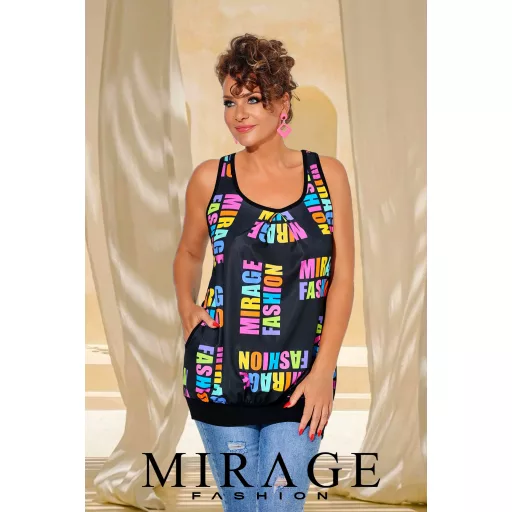 Mirage Zséda passzés aljú trikó, betűs