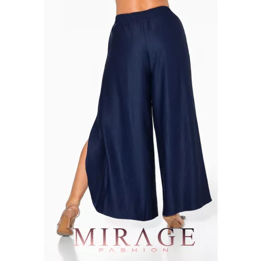 Mirage Dráma silky szatén lepke fazonú nadrág, sötétkék