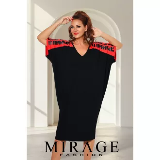 Mirage Ambrózia vállán nyomott tunika, fekete