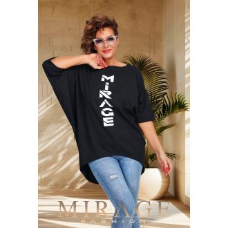 Mirage Abigail bő tunika, fekete