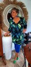 Fashion by Nono Bringa ingtunika, levél mintás