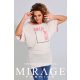 Mirage Nina denevérujjú tunika, bézs-púder
