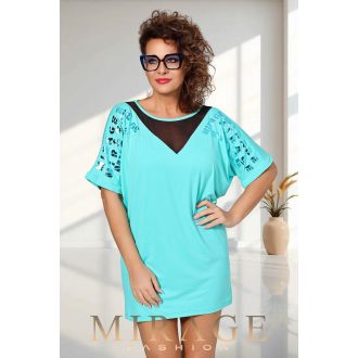 Mirage Oscar neccbetétes tunika, menta