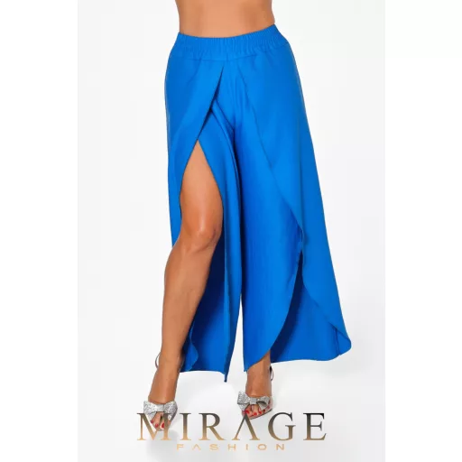 Mirage Dráma silky szatén lepke fazonú nadrág, királykék