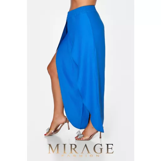 Mirage Dráma silky szatén lepke fazonú nadrág, királykék