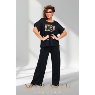 Mirage Polixénia élvarott szabadidő szett, fekete